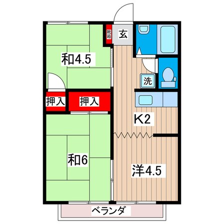 メゾン成和の物件間取画像